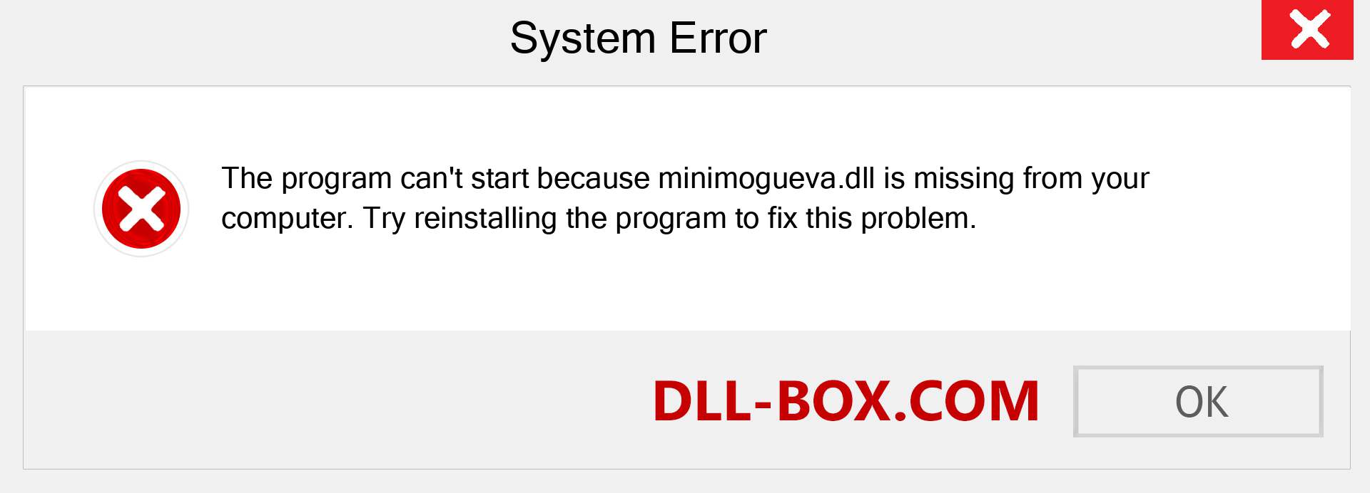  minimogueva.dll file is missing?. Download for Windows 7, 8, 10 - Fix  minimogueva dll Missing Error on Windows, photos, images